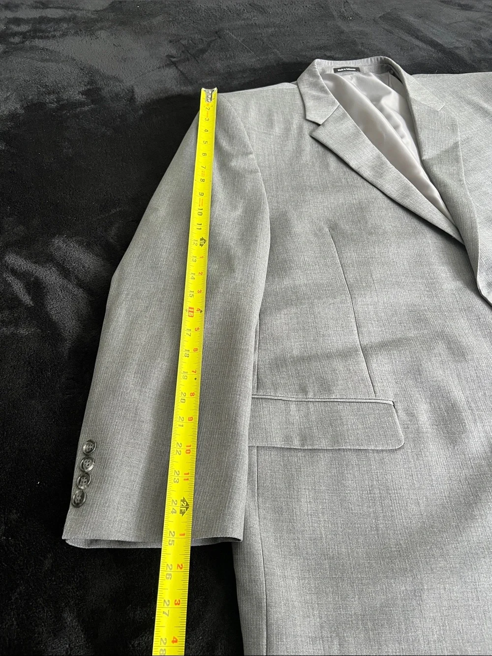 Wool blend Light Gray Blazer